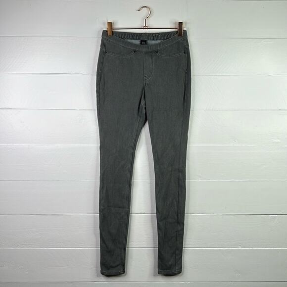 HUE Gray Pull-On Stretchy‎ Leggings Size XS (0-2) - Picture 1 of 9